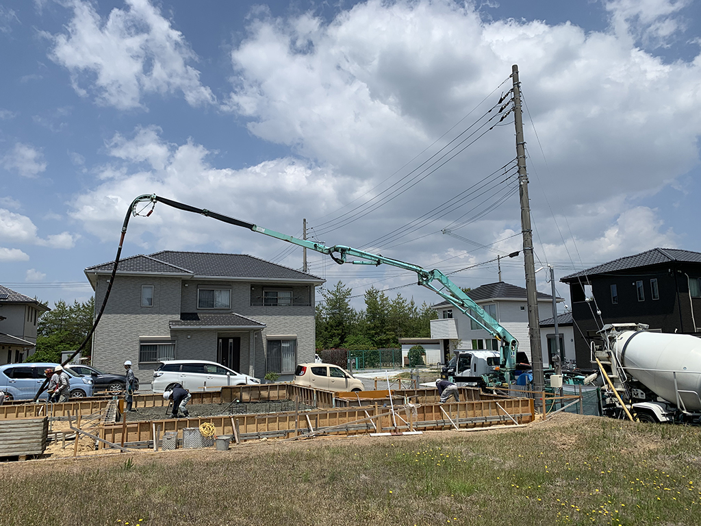 小野市の木の家　基礎型枠