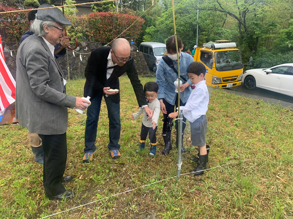 姫路市の木の家　地鎮祭