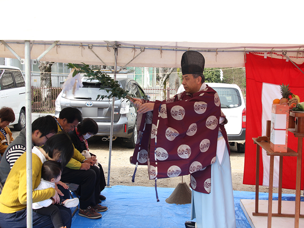 たつの市の木の家　地鎮祭