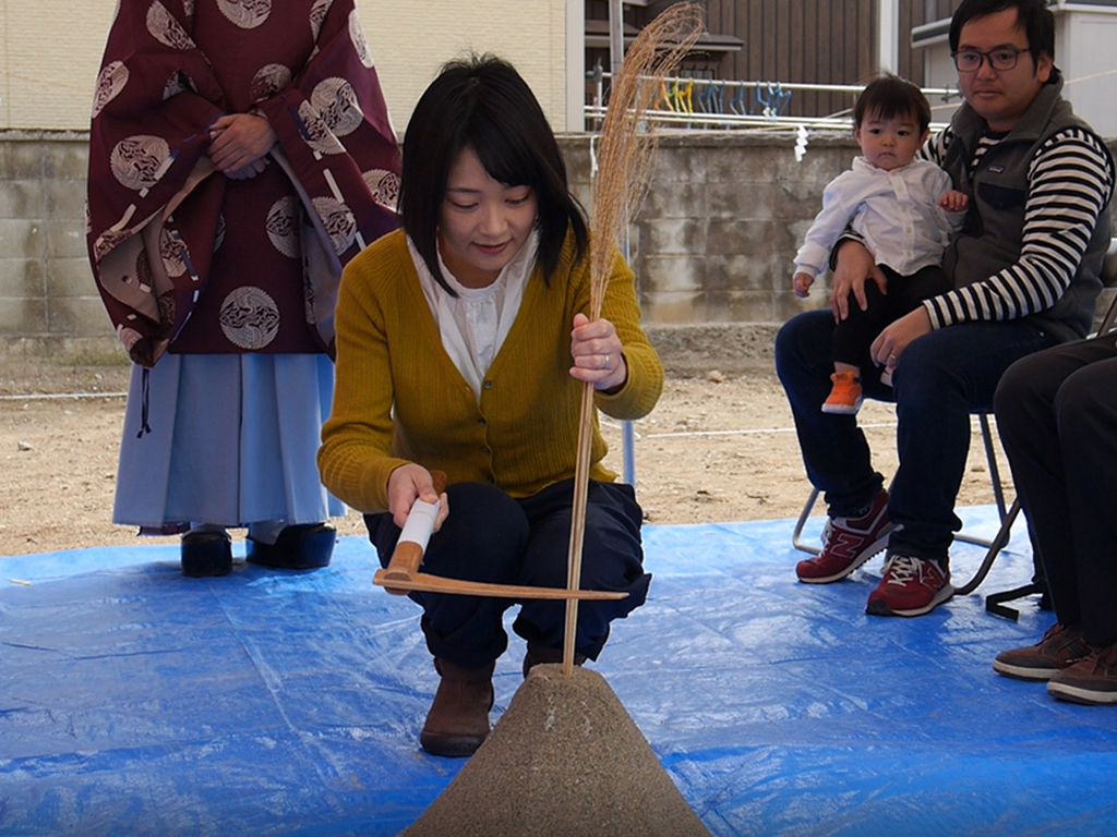 たつの市の木の家　地鎮祭