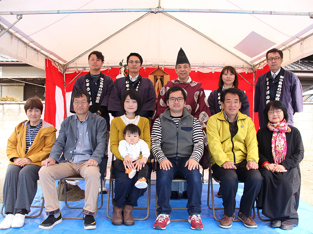 たつの市の木の家　地鎮祭