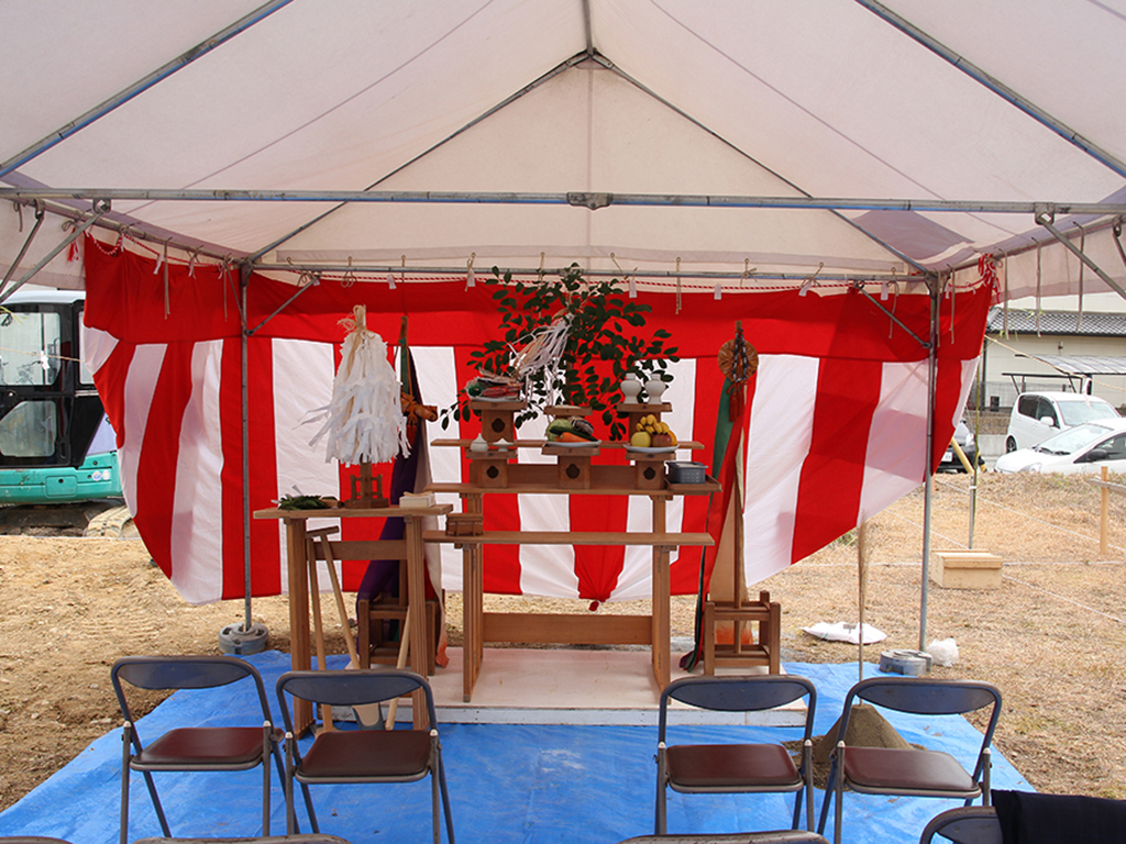 小野市の木の家　地鎮祭