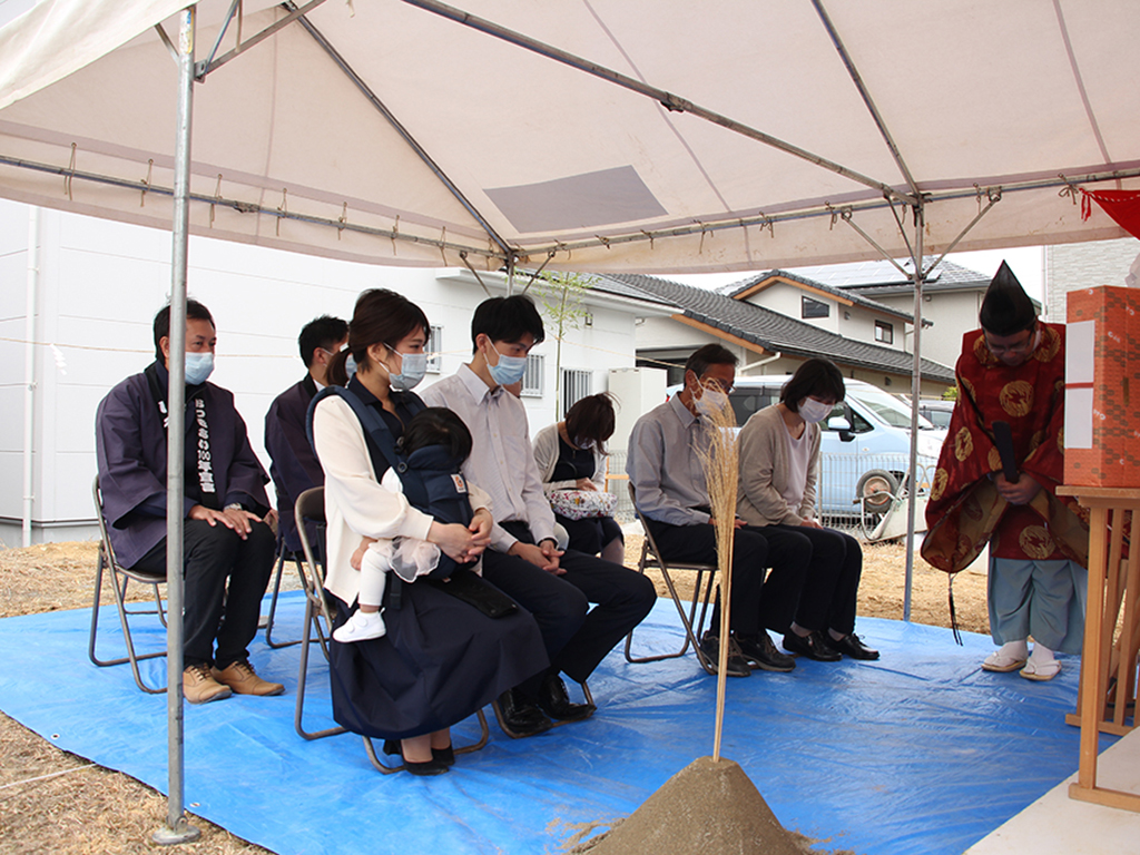 小野市の木の家　地鎮祭