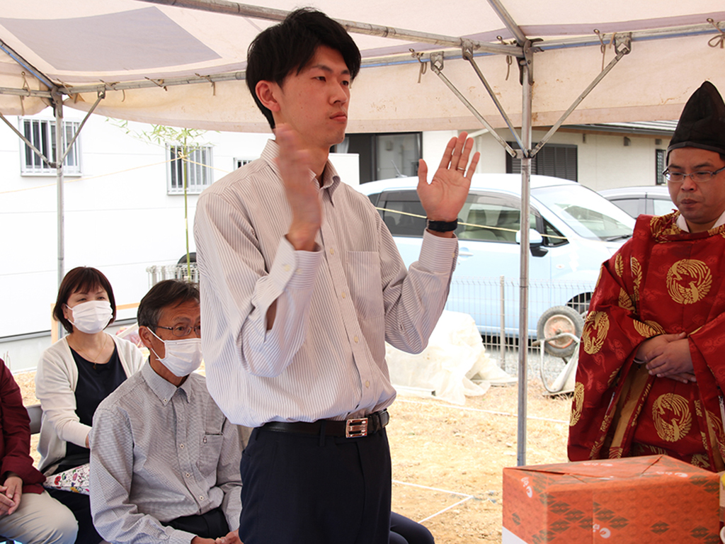 小野市の木の家　地鎮祭