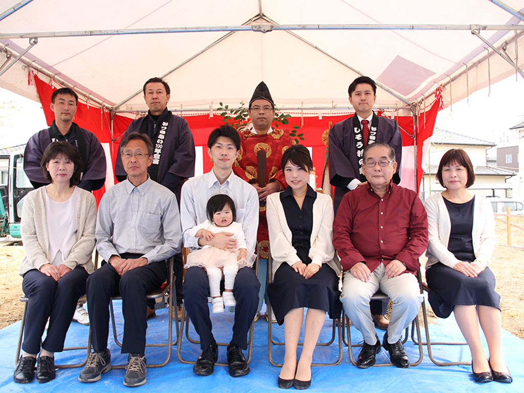 小野市の木の家　地鎮祭