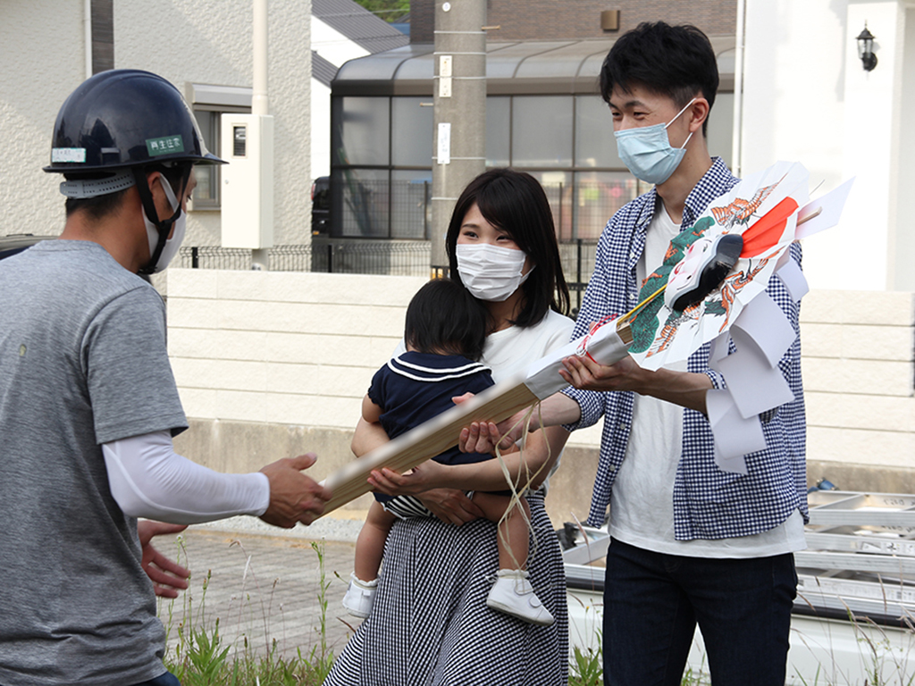 小野市の木の家　上棟式