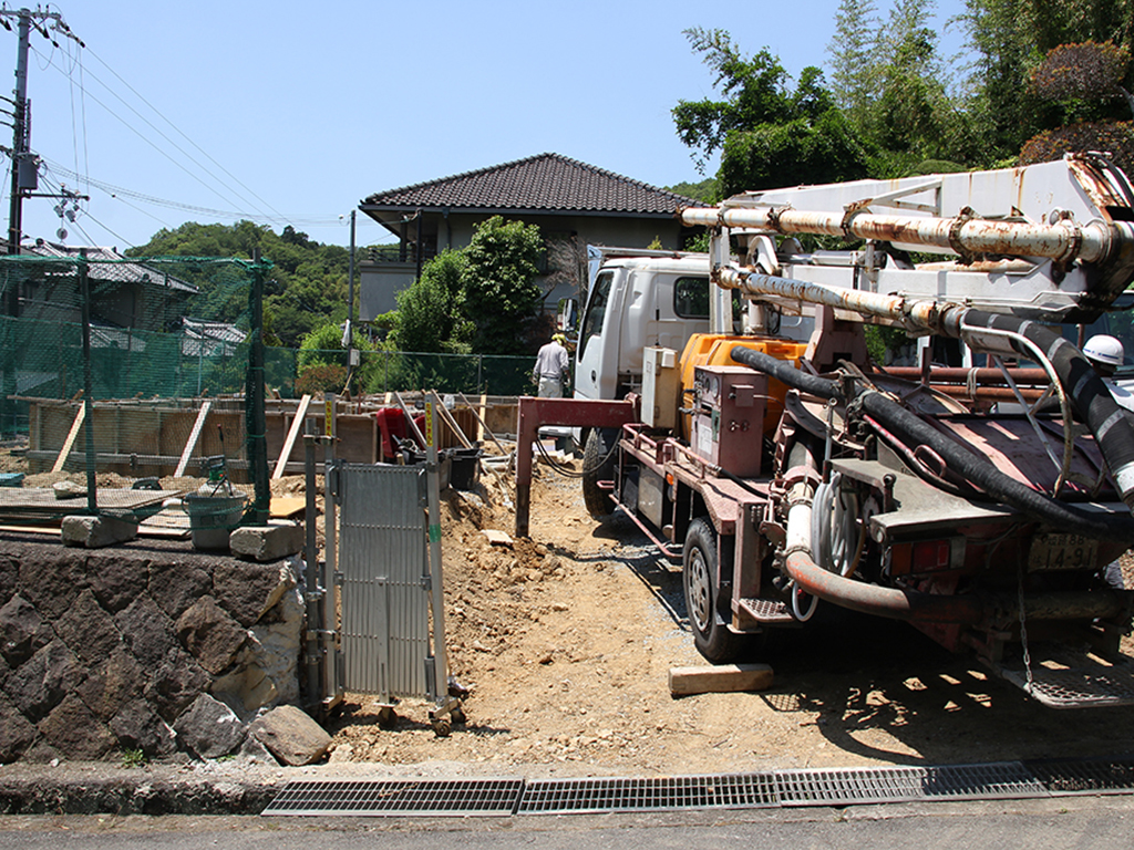 姫路市の木の家　基礎