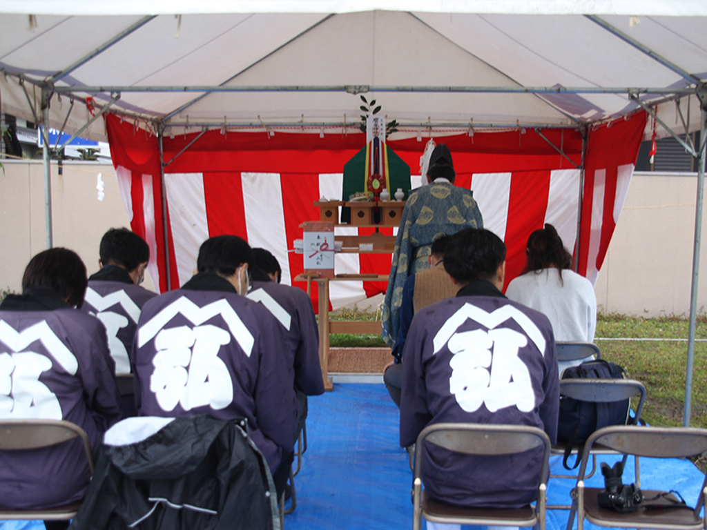 姫路市の木の家　地鎮祭