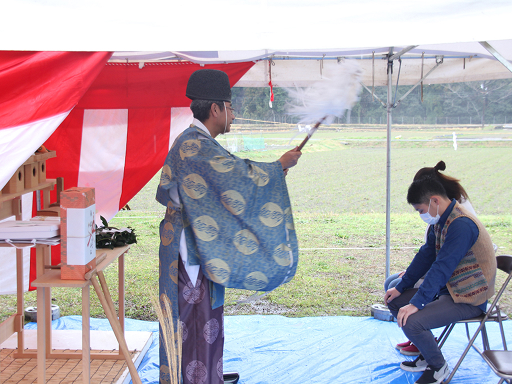 姫路市の木の家　地鎮祭