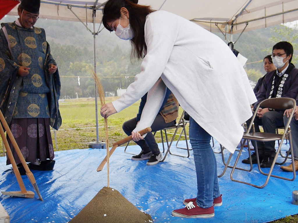 姫路市の木の家　地鎮祭