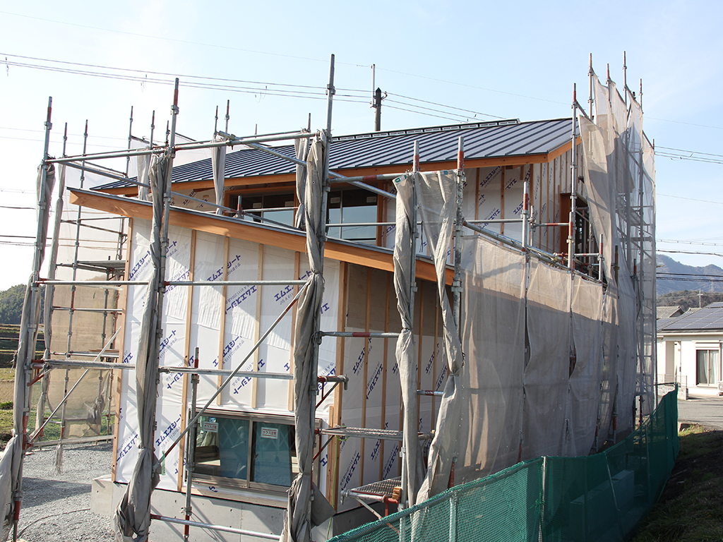 姫路市の木の家　屋根工事