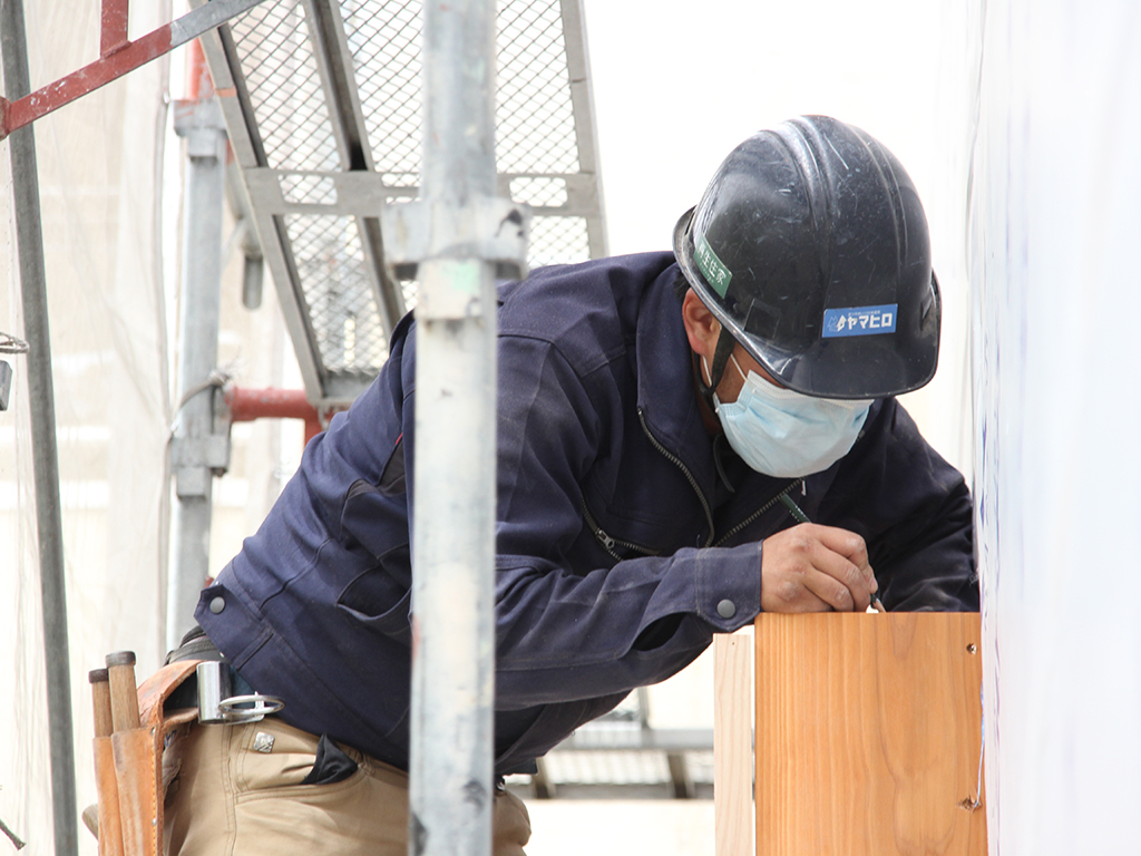 高砂市の木の家　大工工事