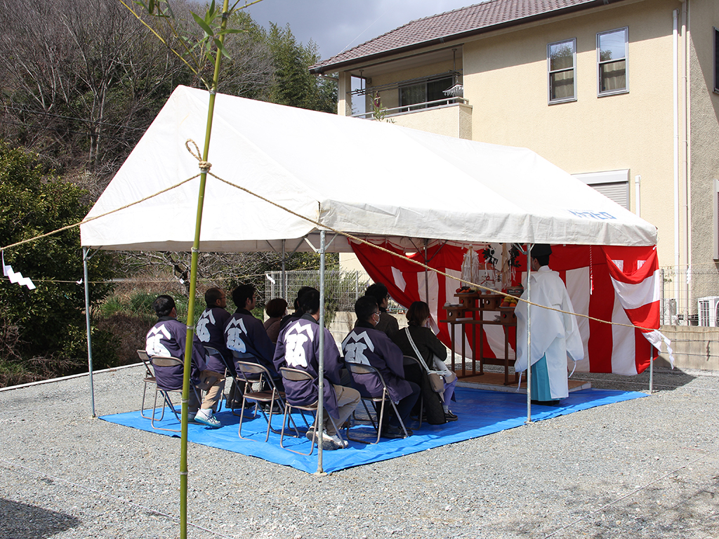 高砂市の木の家　地鎮祭