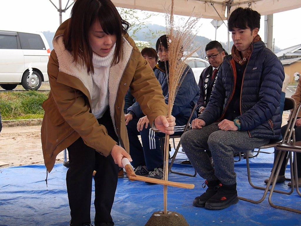 姫路市の木の家　地鎮祭