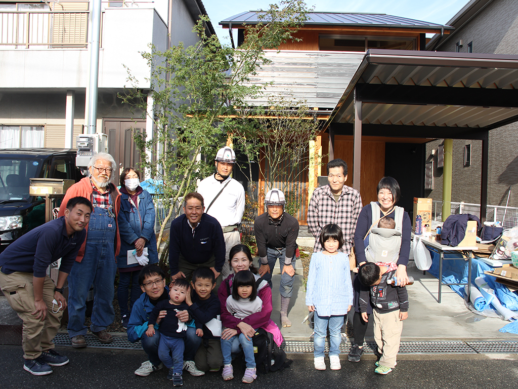 高砂市の木の家　庭造りワークショップ