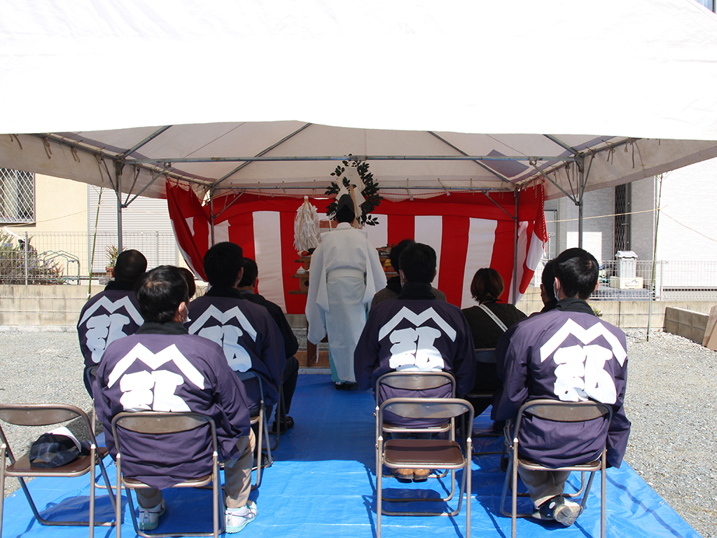 高砂市の木の家　地鎮祭