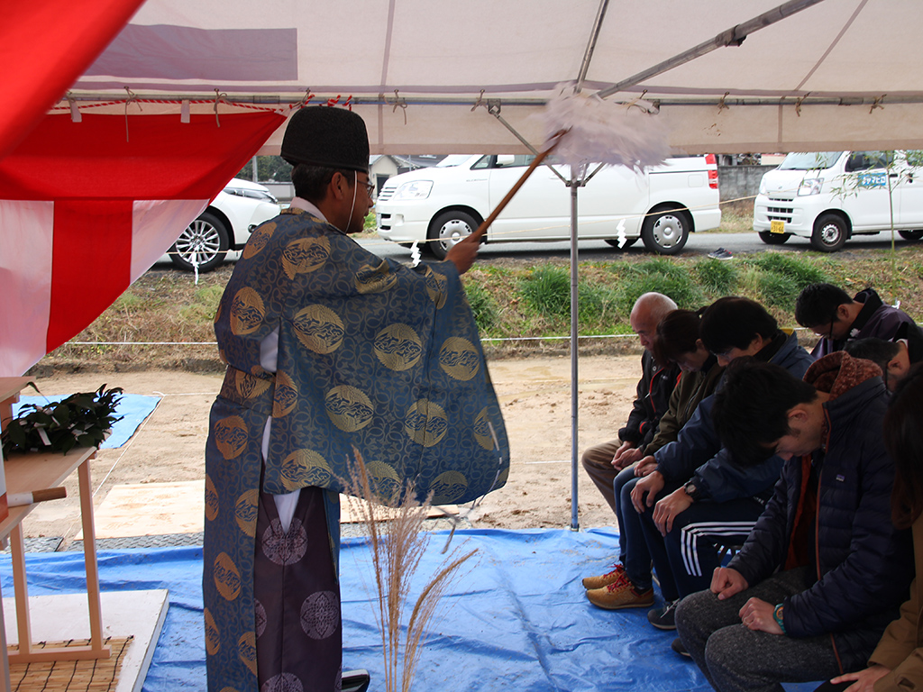 姫路市の木の家　地鎮祭