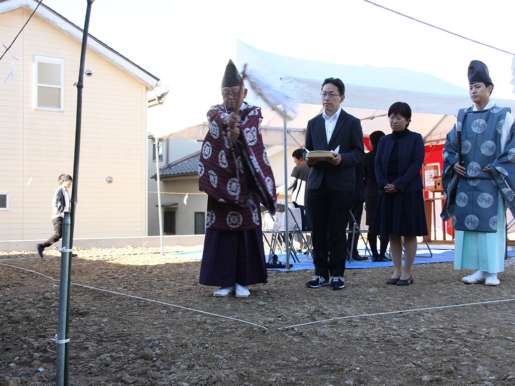 加古川市の木の家　地鎮祭