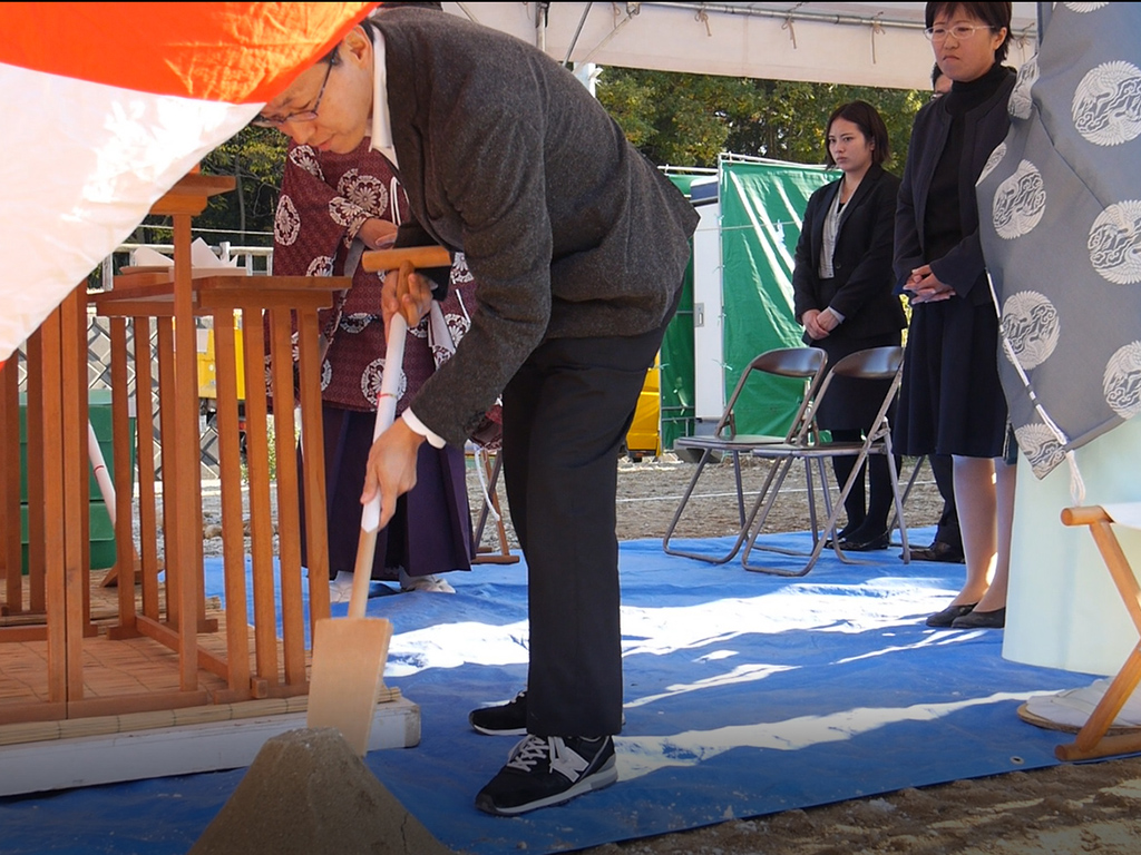 加古川市の木の家　地鎮祭