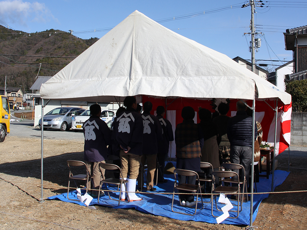 姫路市の木の家　地鎮祭