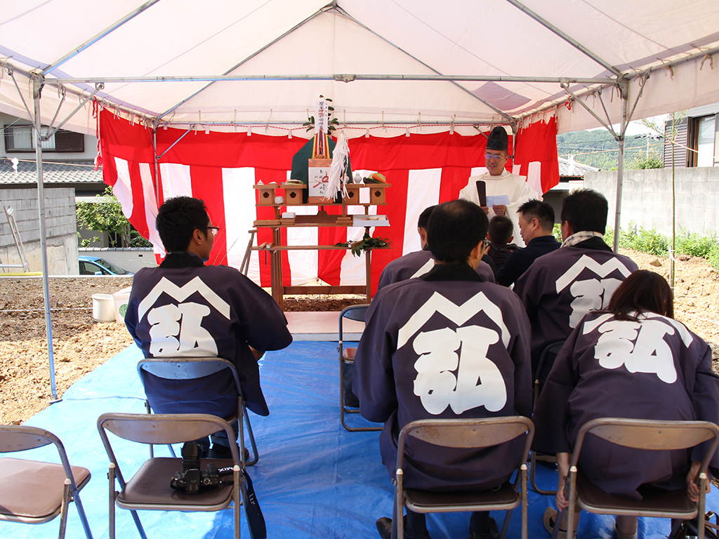 姫路市の木の家　地鎮祭