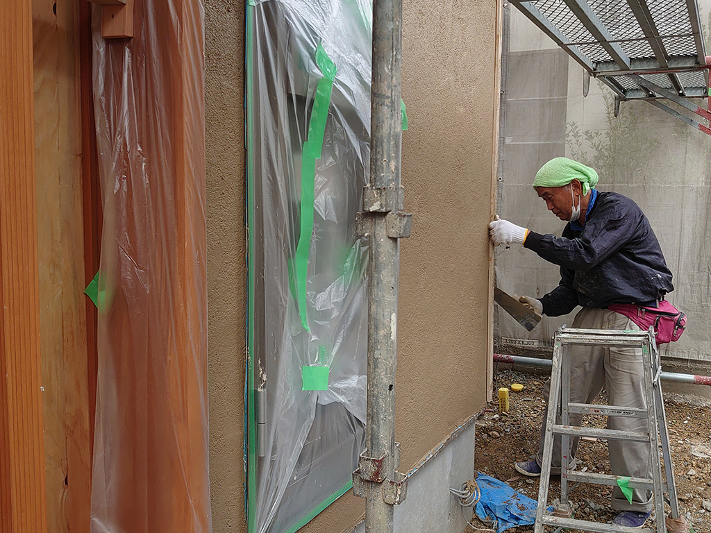 姫路市の木の家　外壁塗装