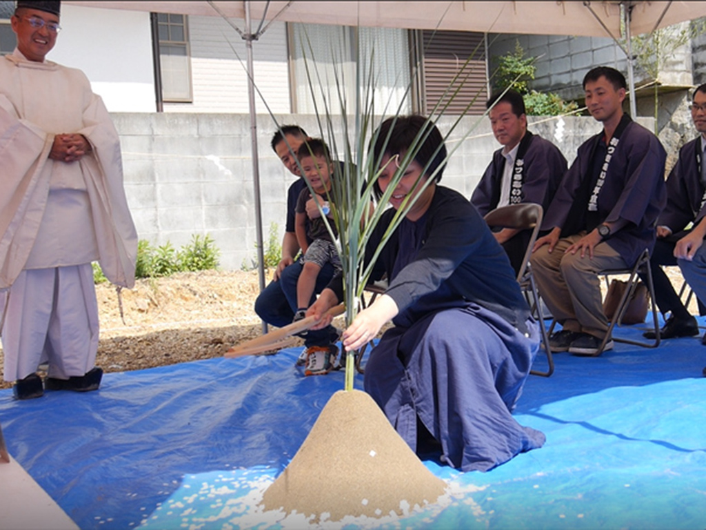 姫路市の木の家　地鎮祭