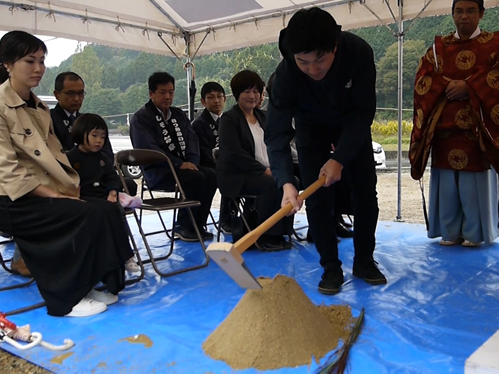 宍粟市の木の家　地鎮祭