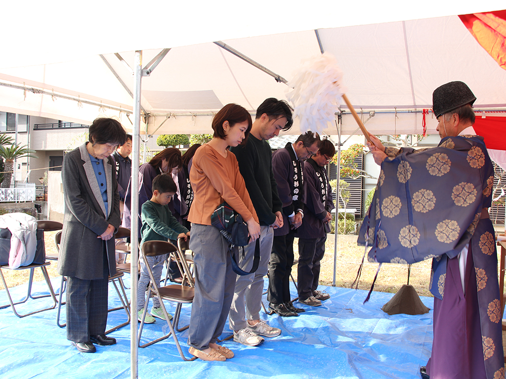 三木市の木の家　地鎮祭