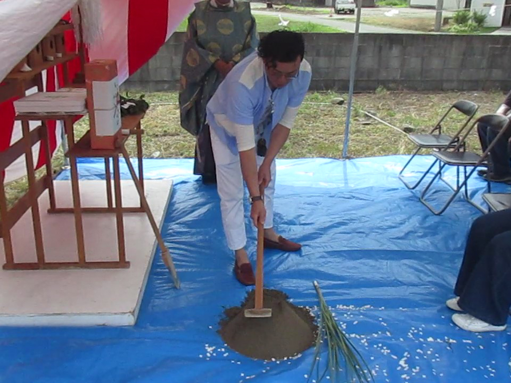 宍粟市の木の家　地鎮祭