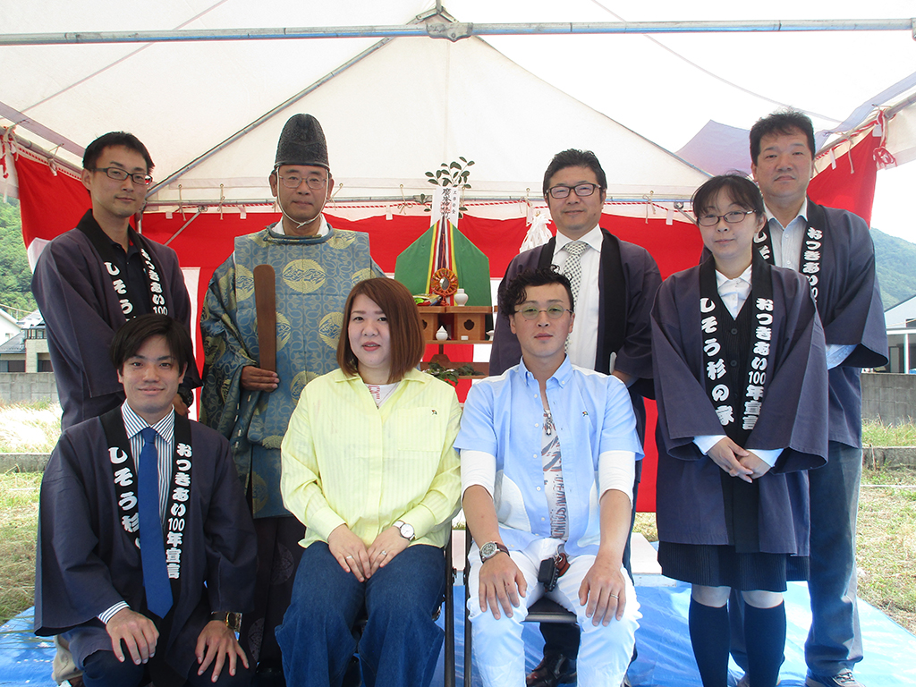 宍粟市の木の家　地鎮祭