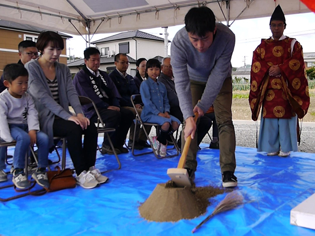 宍粟市の木の家　地鎮祭