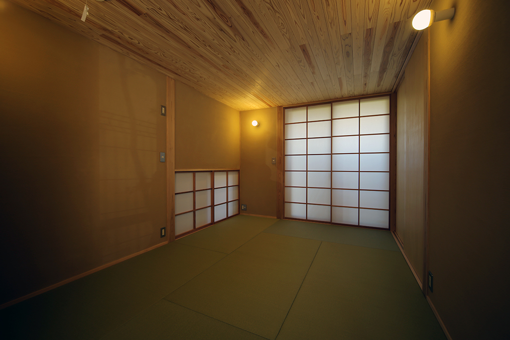 相生市の木の家 寝室