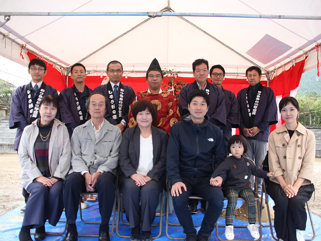 宍粟市の木の家　地鎮祭