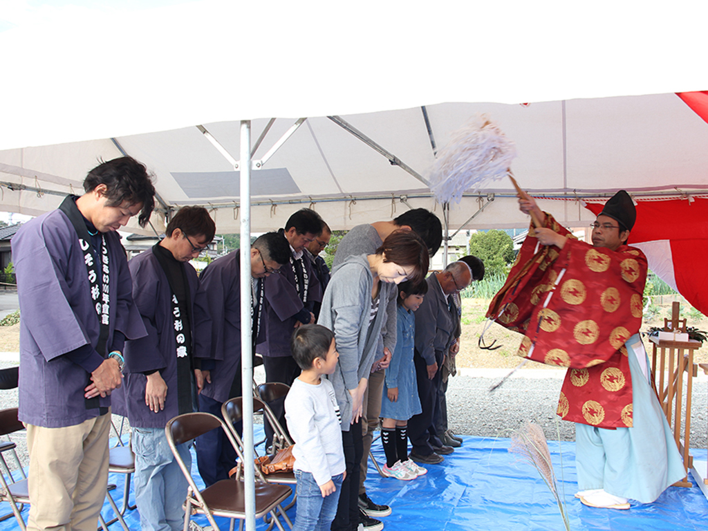 宍粟市の木の家　地鎮祭