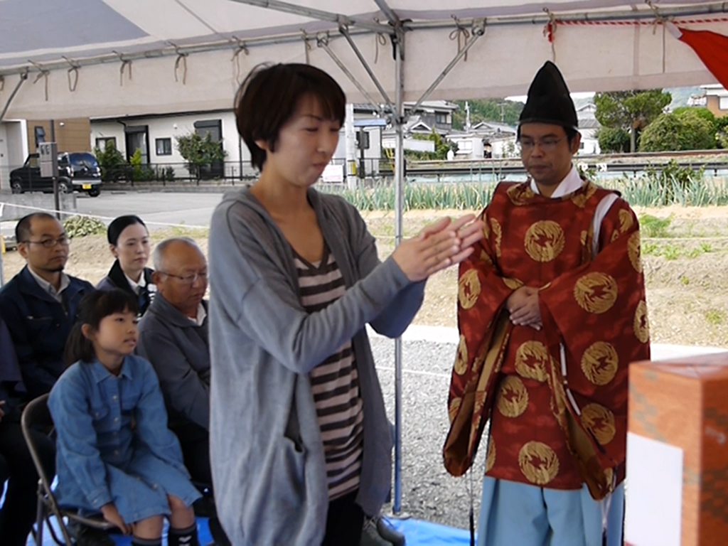 姫路市の木の家　地鎮祭