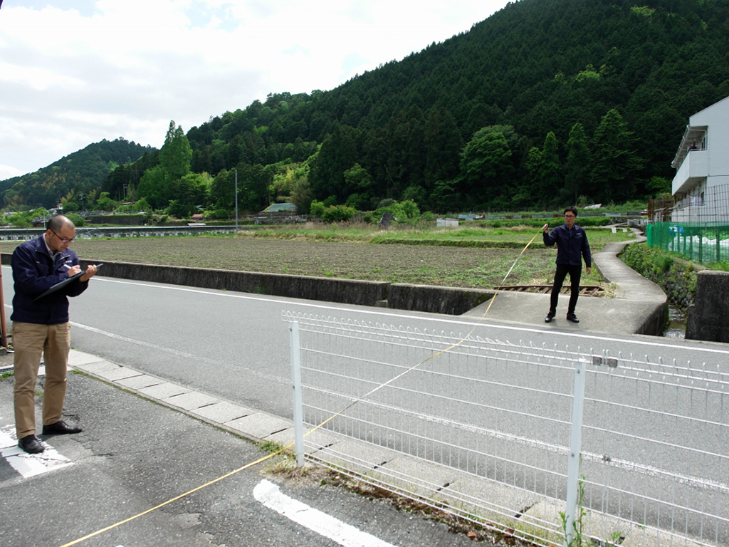 宍粟市の木の家　現地調査