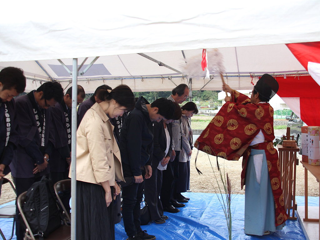 宍粟市の木の家　地鎮祭