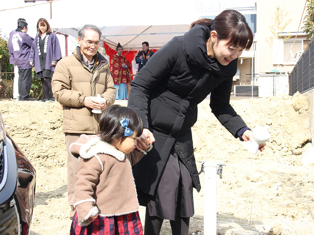 三田市の木の家　地鎮祭