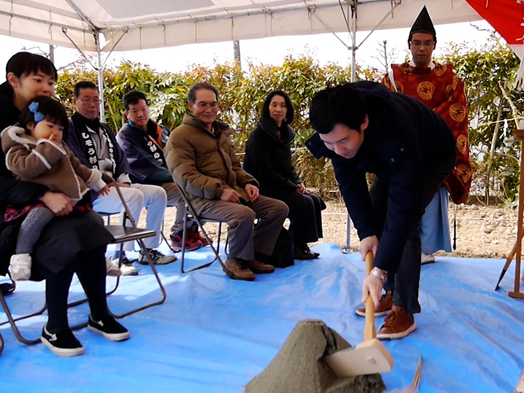 三田市の木の家　地鎮祭