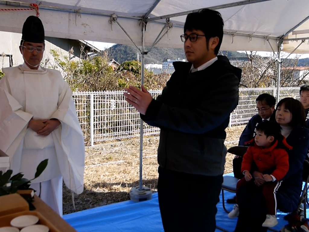 姫路市の木の家　地鎮祭