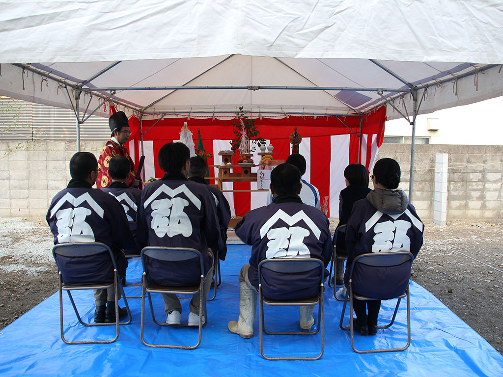 姫路市の木の家　地鎮祭