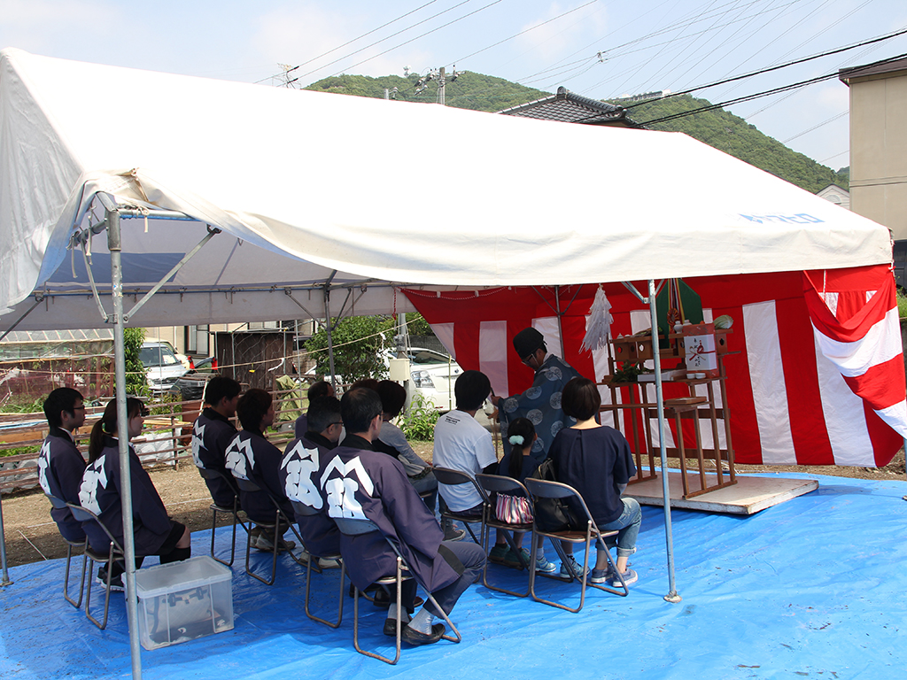 姫路市の木の家　地鎮祭