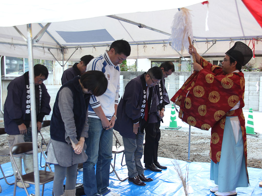 姫路市の木の家　地鎮祭