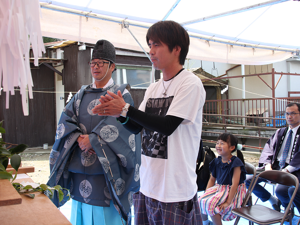 姫路市の木の家　地鎮祭