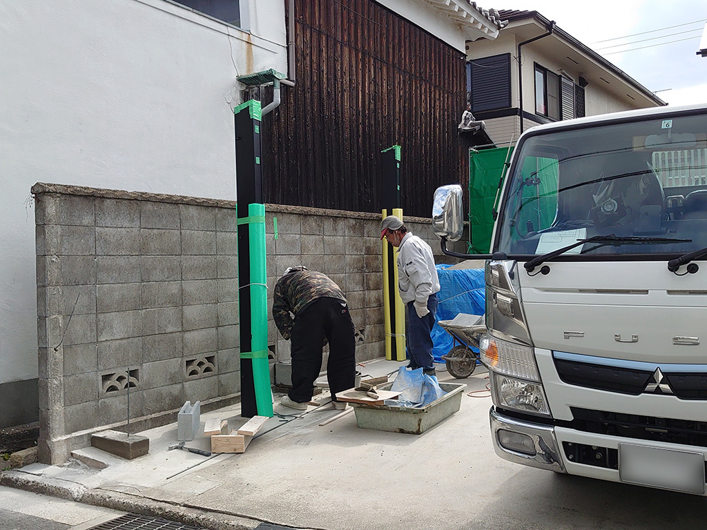 高砂市の木の家　外構