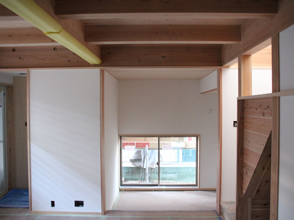 加古川市の木の家　塗装工事