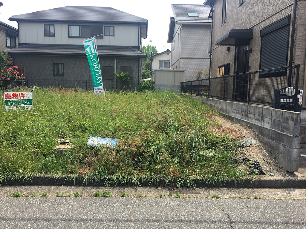加古川市の木の家 計画地