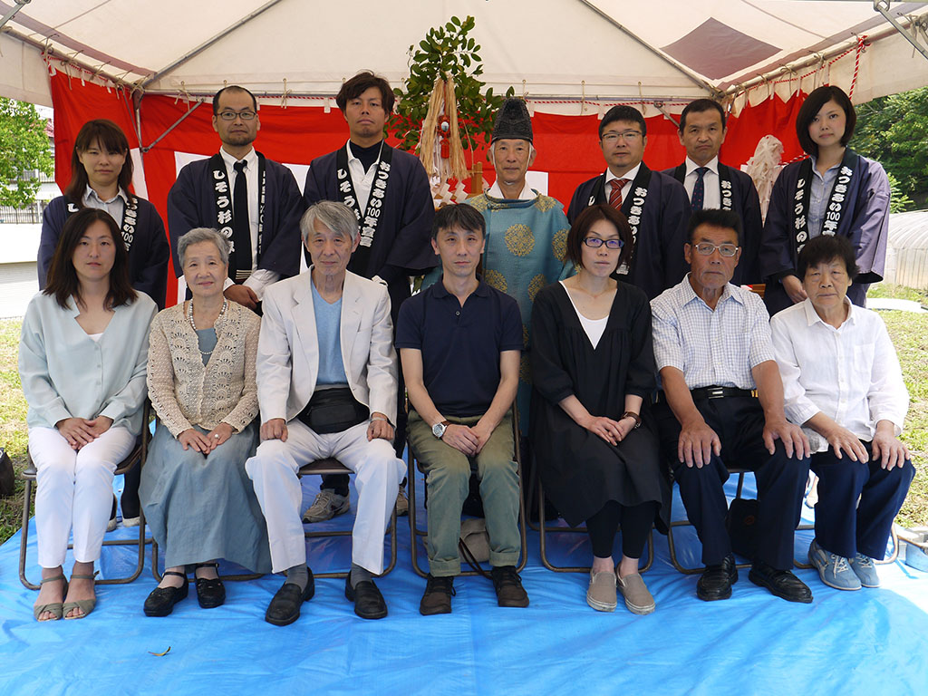 神戸市の木の家　地鎮祭