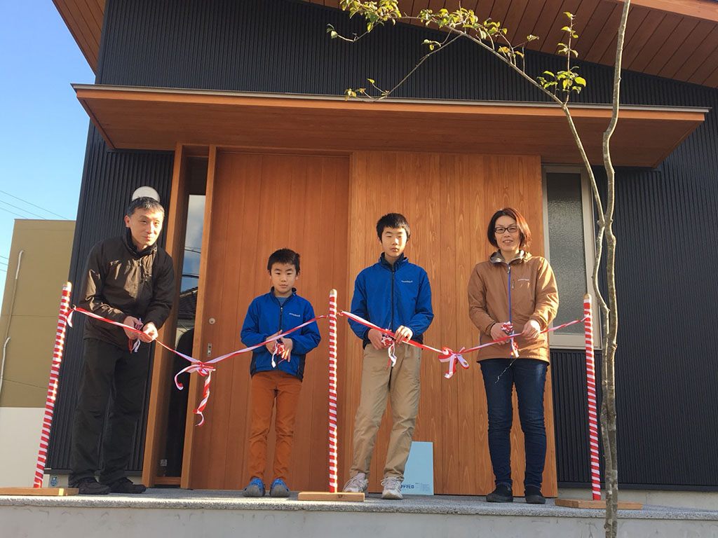 神戸市の木の家　お引渡し